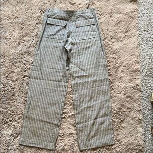 Vintage Burberry Wide Leg Lenin Trousers